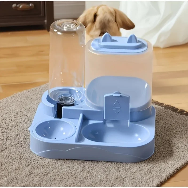 2-in-1 Automatischer Futterautomat für Katzen & Kleinhunde – Nass & Trocken