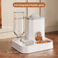 2-in-1 Futterautomat & Wasserspender für Katzen und Hunde